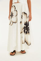 Saia Evasê Estampada Maya