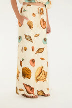 Saia Estampada Souvenir Mar