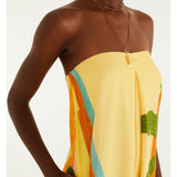 Macacão Pantalona Estampado Paisagem Carioca