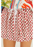 Saia Balonê Estampado Selo Praiano